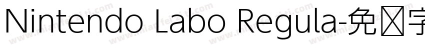 Nintendo Labo Regula字体转换